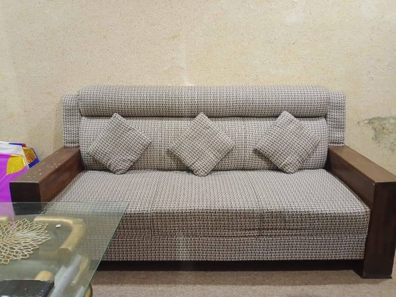 7 Seater Sofa Set with Cushions 0