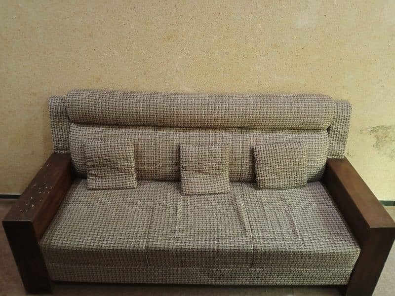 7 Seater Sofa Set with Cushions 1