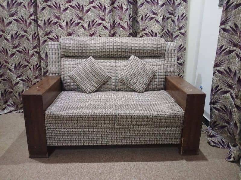 7 Seater Sofa Set with Cushions 2