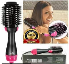 heat control hair dryer brush