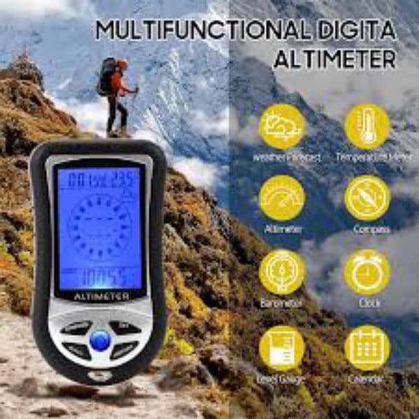 Altimeter 8 in 1 Electronic Digital Multifunction LCD Compass A 2