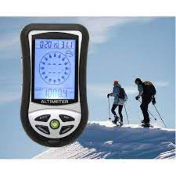 Altimeter 8 in 1 Electronic Digital Multifunction LCD Compass A 3