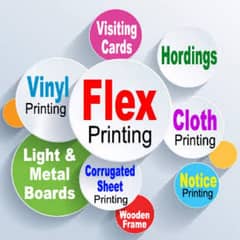 Flex Printing & 3D Sign Board Maker
