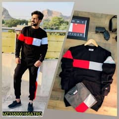 Men stitched polyester track Suit