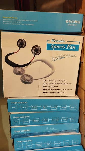 Rechargeable Neck Fan 1