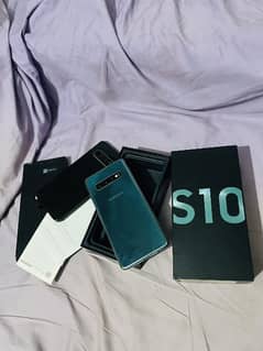 samsung s10 8gb 128gb official pta box available  exchange possible