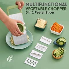 5-in-1 Multifunctional High-Quality Vegetable & Fruit Slicer