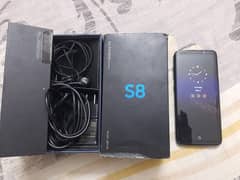 samsung s8 with all acc dual pta aproved
