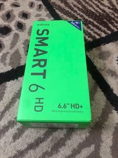 Infinix smart 6 HD for sale blue colour 10/7 condition all kk