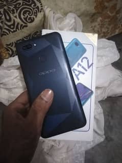 oppoA12 with box 3gb32gb. 03299813932 whatsp