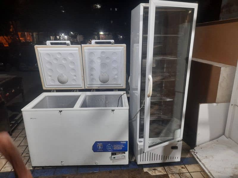 varioline freezer and haier freezer  and table top sallad bar 9