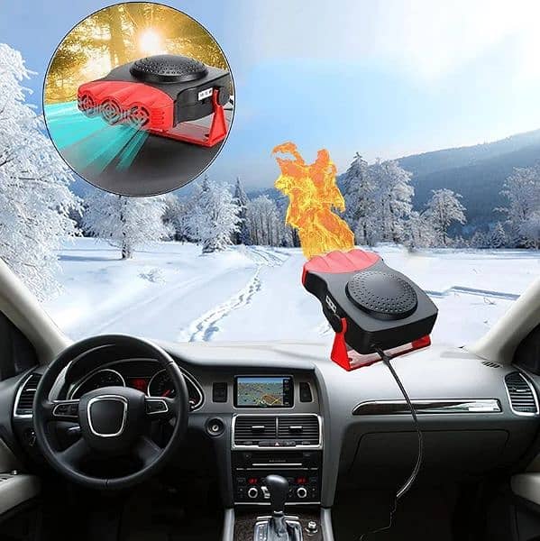 HEIZLUFTER 12V CAR HEATER AND WINDOW DEFROSTER 5