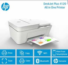 HP Deskjet Plus 4120 Color wireless Printer, Scanner and Photocopier