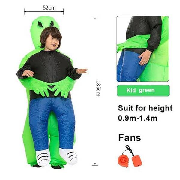 KIDS INFLATED HALLOWEEN SUIT COSTUMES 2