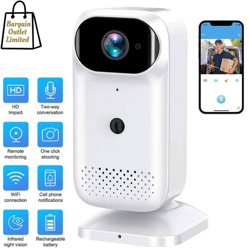 RECHARGEABLE HD VIDEO BABY MONITOR WITH WIDE ANGLE 360° VIEWING 7