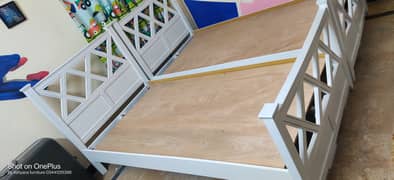 Designer single bed wooden deco paint 7 years warranty