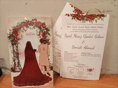 wedding cards printing, Bid Box, Nikkah cards printing, Digital cards