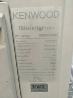 Kenwood 1 Ton Inverter AC - Urgent saleee