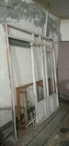 wooden door frame with mirror for sale