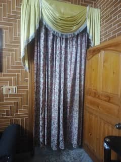 used curtains nd fan for sale in good condition