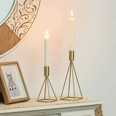 Beautiful Steel Candle Stand for Home Decoration - Amazing Durable Can