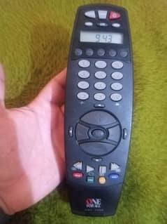 Universal Remote control ONE FOR ALL URC 7550
