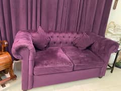 5 seater velvet sofa