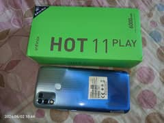 Infinix Hot 11 Play 4GB/64GB 6000mAH Battery With Box and Charger