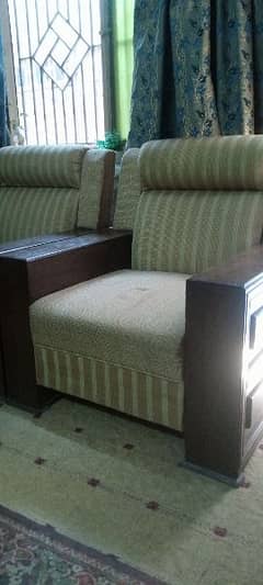 Sofa Wooden & Foam 7 seater