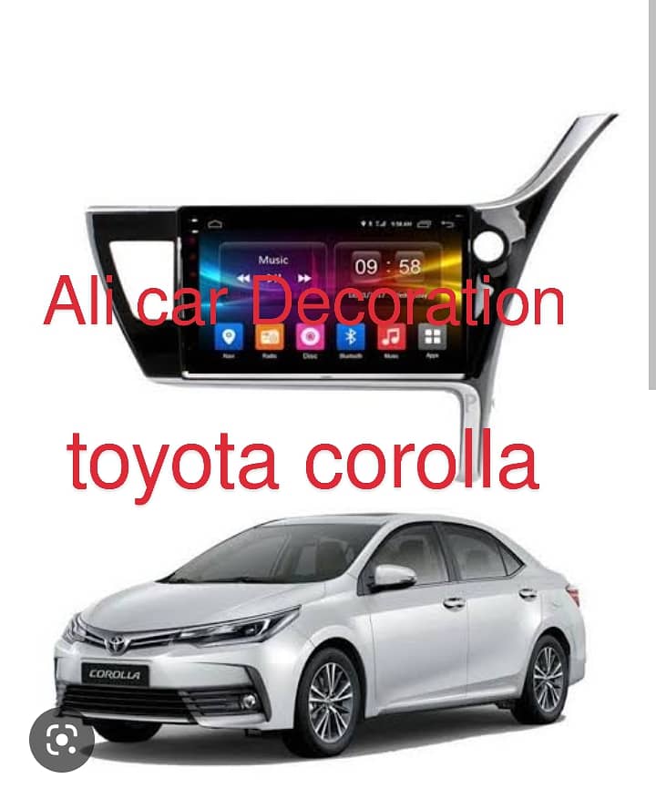 TOYOTA Corolla 2009 to 2014 Android Panel 3