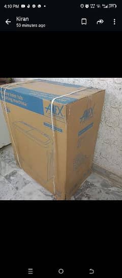 anex twin tub 10 kg box pack washing machine