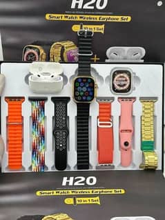 H20 Ultra 10 in 1 Set Smart Watch