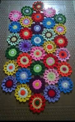 crochet table cover