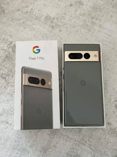 google pixel 7 pro mobile phone complete box 12/128gb