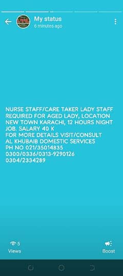 NURSE STAFF REQUIRED FOR NIGHT SHIFT