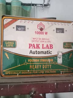 Pak Lab 10,000 W Automatic Stabilizer