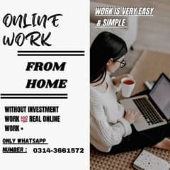 Online Job/Full Time/ Part Time/Home Base/ 0314-3661572 Only Whatsapp