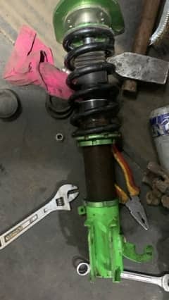 coilover full deep drop for indus corolla   3 way full Oky