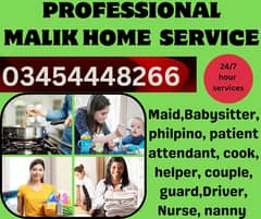 PROFESSIONAL, MAID,BABY SITTER, PATIENT ATTENDANT, COOK, HELPER. . . .