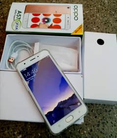 OPPO A57 with box 4/64 gb raam and data cable
