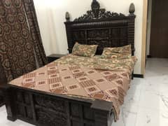Bed set side table dressing /Mattress / double bed / Wooden /Furniture