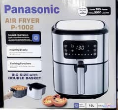 PANASONIC LCD Touch Air Fryer - 10 Liter Capacity with Rapid Air