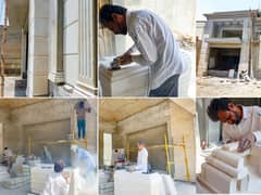 Tile Stone Fixing, House grey, home decor, Construction services, Home