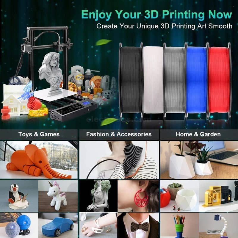 3D Printer Spool PLA, +, pro /CF /ABS /PETG /Resin /SILK /TPU Filament 12