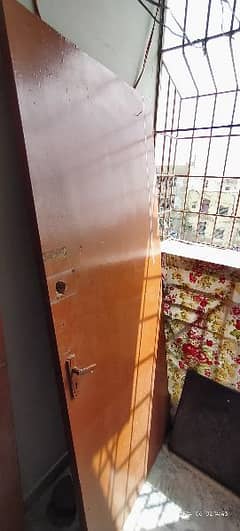 Solid and heavy used wooden doors