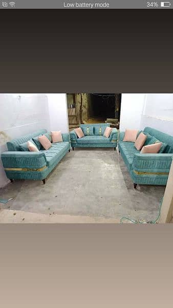 sofa set for sale in karachi . wooden sofa set 3/5/7/ seater sofa set 17