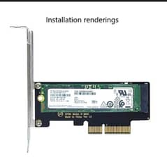 PCI NVME m. 2 SSD adapter