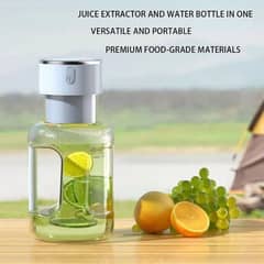 8 Blades USB Jug Juicer with Silicone Straw