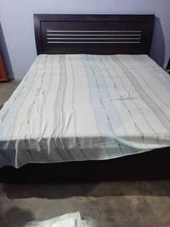 Bed set with wardrobe and Dresser