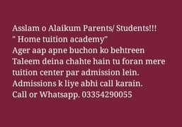Home tuition academy Lahore